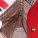 Burberrys Nova Check Tote Bag Canvas Beige Gold Auth 149150-20