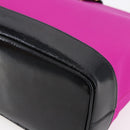 SAINT LAURENT Tote Bag Nylon Pink Gold Auth 149152-9