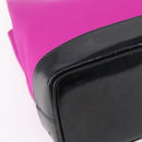 SAINT LAURENT Tote Bag Nylon Pink Gold Auth 149152-14