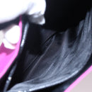 SAINT LAURENT Tote Bag Nylon Pink Gold Auth 149152-21