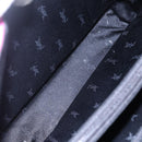 SAINT LAURENT Tote Bag Nylon Pink Gold Auth 149152-22