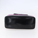 SAINT LAURENT Tote Bag Nylon Pink Gold Auth 149152-5