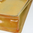 LOUIS VUITTON Monogram Vernis Spring Street Hand Bag Gris M91029 LV Auth 149160-15