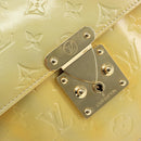 LOUIS VUITTON Monogram Vernis Spring Street Hand Bag Gris M91029 LV Auth 149160-19
