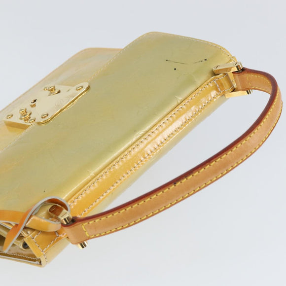 LOUIS VUITTON Monogram Vernis Spring Street Hand Bag Gris M91029 LV Auth 149160