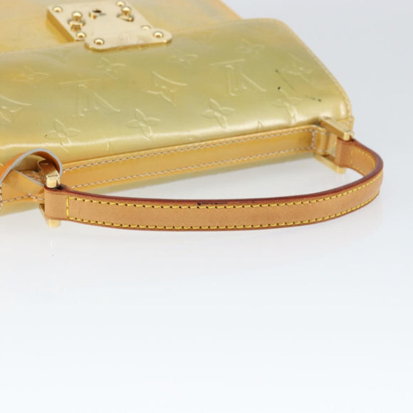 LOUIS VUITTON Monogram Vernis Spring Street Hand Bag Gris M91029 LV Auth 149160