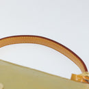 LOUIS VUITTON Monogram Vernis Spring Street Hand Bag Gris M91029 LV Auth 149160-14