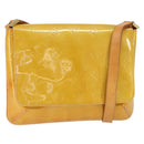 LOUIS VUITTON Monogram Vernis Thompson Street Bag Beige M91301 LV Auth 149162-1