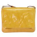 LOUIS VUITTON Monogram Vernis Thompson Street Bag Beige M91301 LV Auth 149162-13