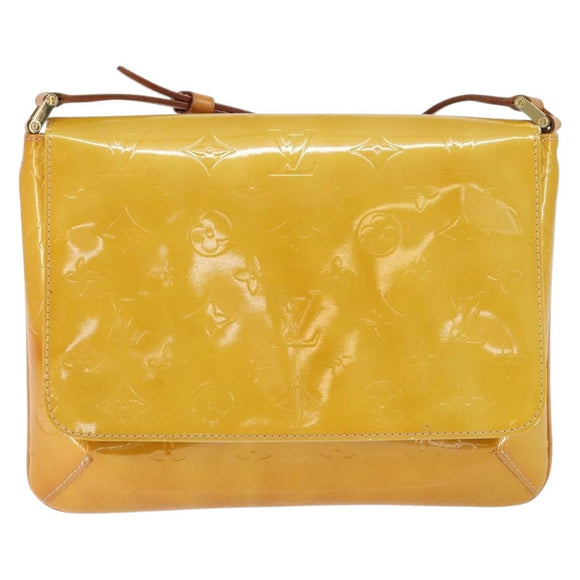 LOUIS VUITTON Monogram Vernis Thompson Street Bag Beige M91301 LV Auth 149162