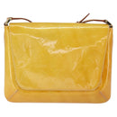 LOUIS VUITTON Monogram Vernis Thompson Street Bag Beige M91301 LV Auth 149162-2