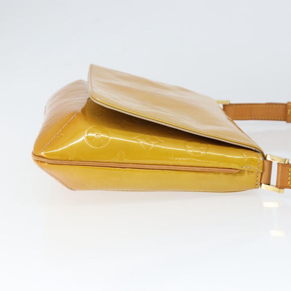 LOUIS VUITTON Monogram Vernis Thompson Street Bag Beige M91301 LV Auth 149162