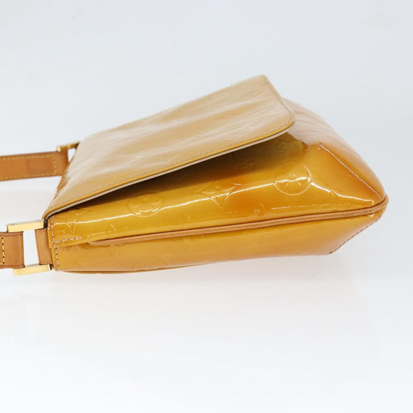 LOUIS VUITTON Monogram Vernis Thompson Street Bag Beige M91301 LV Auth 149162