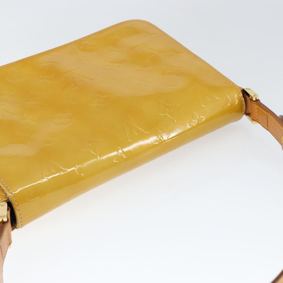 LOUIS VUITTON Monogram Vernis Thompson Street Bag Beige M91301 LV Auth 149162