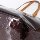 LOUIS VUITTON Monogram Vernis Bellevue GM Tote Bag Amarante M93589 Auth 149163-15