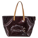 LOUIS VUITTON Monogram Vernis Bellevue GM Tote Bag Amarante M93589 Auth 149163-2