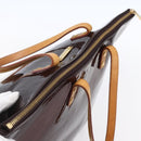 LOUIS VUITTON Monogram Vernis Bellevue GM Tote Bag Amarante M93589 Auth 149163-6