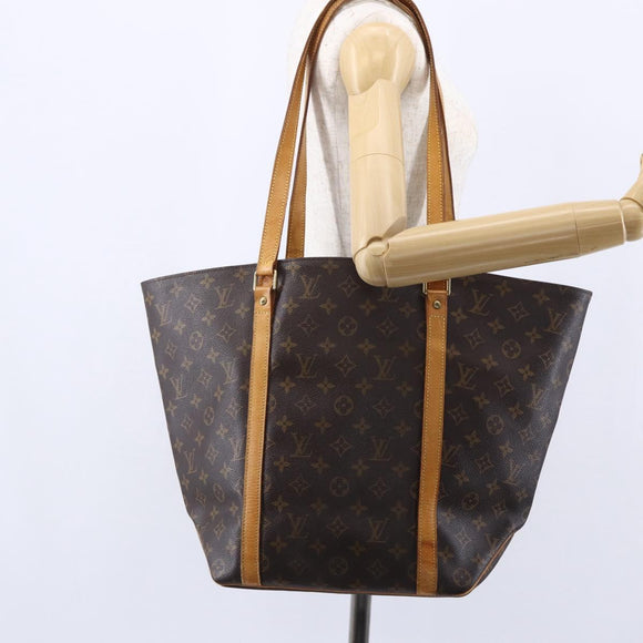 LOUIS VUITTON Monogram Sac Shopping Tote Bag M51108 LV Auth 149166