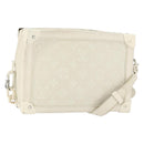 LOUIS VUITTON Monogram Empreinte Soft Trunk Bag White M53287 LV Auth 149169-1