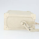 LOUIS VUITTON Monogram Empreinte Soft Trunk Bag White M53287 LV Auth 149169-3