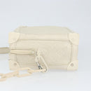 LOUIS VUITTON Monogram Empreinte Soft Trunk Bag White M53287 LV Auth 149169-4