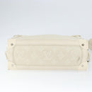 LOUIS VUITTON Monogram Empreinte Soft Trunk Bag White M53287 LV Auth 149169-5