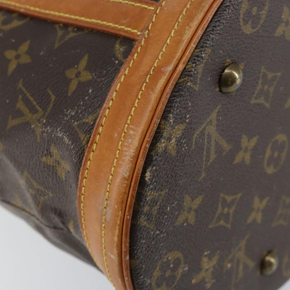 LOUIS VUITTON Monogram Bucket GM Shoulder Bag M42236 LV Auth 149171