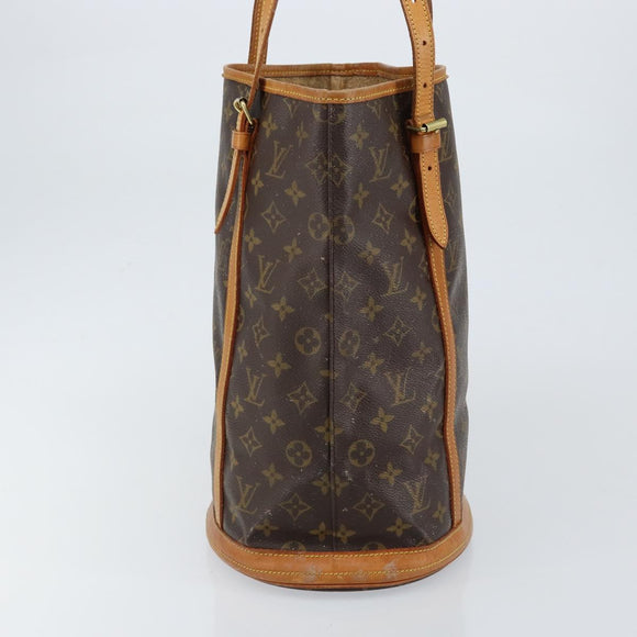 LOUIS VUITTON Monogram Bucket GM Shoulder Bag M42236 LV Auth 149171