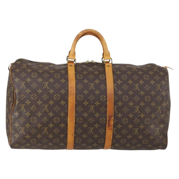 LOUIS VUITTON Monogram Keepall 55 Boston Bag M41424 LV Auth 149177