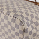 LOUIS VUITTON Damier Azur Neverfull MM Tote Bag N41605 LV Auth 149182-17
