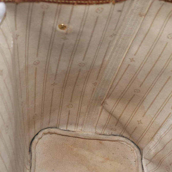 LOUIS VUITTON Damier Azur Neverfull MM Tote Bag N41605 LV Auth 149182