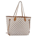 LOUIS VUITTON Damier Azur Neverfull MM Tote Bag N41605 LV Auth 149182-1