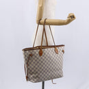 LOUIS VUITTON Damier Azur Neverfull MM Tote Bag N41605 LV Auth 149182-22