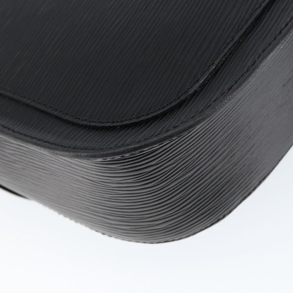 LOUIS VUITTON Epi Saint Cloud GM Shoulder Bag Black Noir M52192 LV Auth 149184