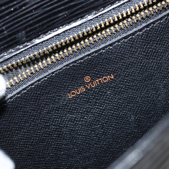LOUIS VUITTON Epi Saint Cloud GM Shoulder Bag Black Noir M52192 LV Auth 149184