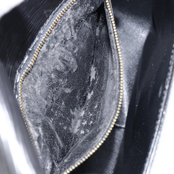 LOUIS VUITTON Epi Saint Cloud GM Shoulder Bag Black Noir M52192 LV Auth 149184