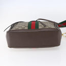 GUCCI Ophidia GG Supreme Web Sherry Line Bag PVC Beige 550622 Auth 149185-5