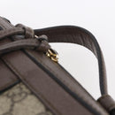 GUCCI Ophidia GG Supreme Web Sherry Line Bag PVC Beige 550622 Auth 149185-8