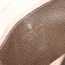 GUCCI GG Supreme Web Sherry Line Bag PVC Beige Gold 904 02 047 Auth 149187-12