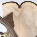 GUCCI GG Supreme Web Sherry Line Bag PVC Beige Gold 904 02 047 Auth 149187-20