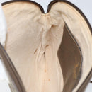 GUCCI GG Supreme Web Sherry Line Bag PVC Beige Gold 904 02 047 Auth 149187-21