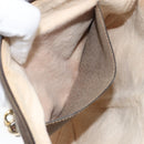 GUCCI GG Supreme Web Sherry Line Bag PVC Beige Gold 904 02 047 Auth 149187-11