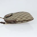 GUCCI GG Supreme Web Sherry Line Bag PVC Beige Gold 904 02 047 Auth 149187-4