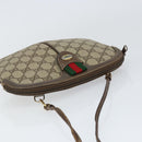 GUCCI GG Supreme Web Sherry Line Bag PVC Beige Gold 904 02 047 Auth 149187-6