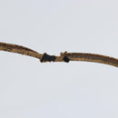 GUCCI GG Supreme Web Sherry Line Bag PVC Beige Gold 904 02 047 Auth 149187-9