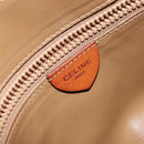 CELINE Macadam Canvas Shoulder Bag PVC Leather Brown Gold Auth 149190-18