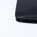 CELINE Shoulder Bag Leather Navy Gold Auth 149191-16