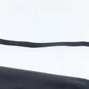 CELINE Shoulder Bag Leather Navy Gold Auth 149191-8