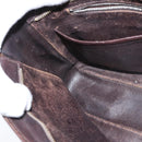 CELINE Shoulder Bag Canvas Beige Gold Auth 149192-19