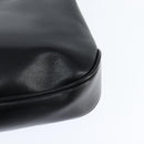 Salvatore Ferragamo Shoulder Bag Leather Black Gold Auth 149194-17